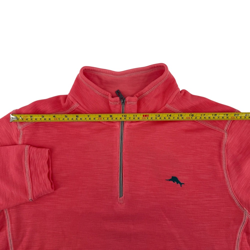 Tommy Bahama Tobago Bay Half Zip Pullover Dubarry Coral Mens XL T220818 NEW - Picture 10 of 11